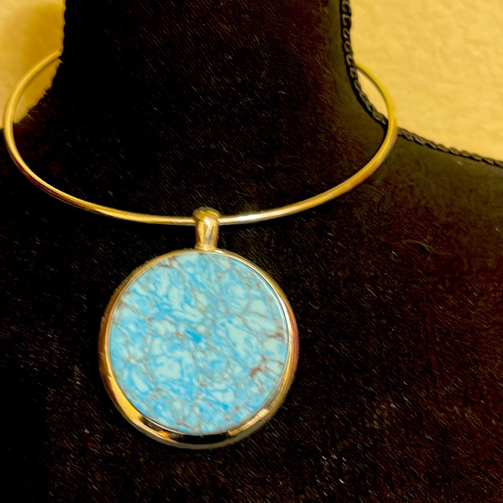 Turquoise Colored  Choker